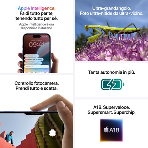 Apple iPhone 16 128GB Bianco