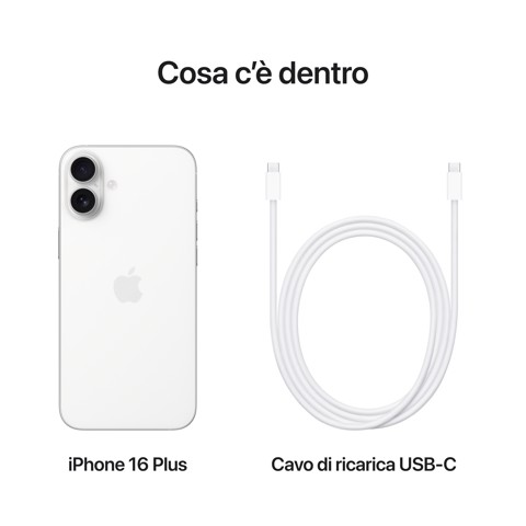 Apple iPhone 16 Plus 128GB Bianco