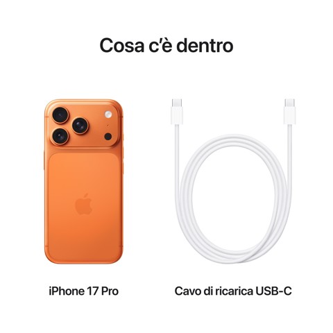 Apple iPhone 17 Pro 256GB Arancione Cosmico