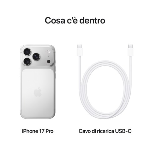 Apple iPhone 17 Pro 256GB Argento