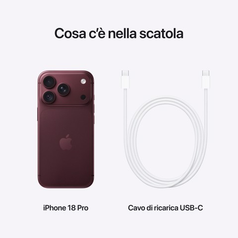 Apple iPhone 18 Pro 2TB Borgogna