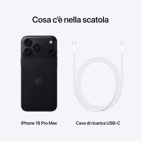 Apple iPhone 18 Pro Max 1TB Nero