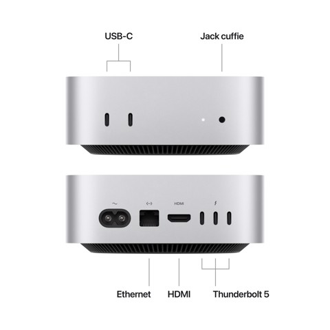 Apple Mac mini - Chip M4 Pro 12‑core CPU, 16‑core GPU, 24GB, 512GB SSD