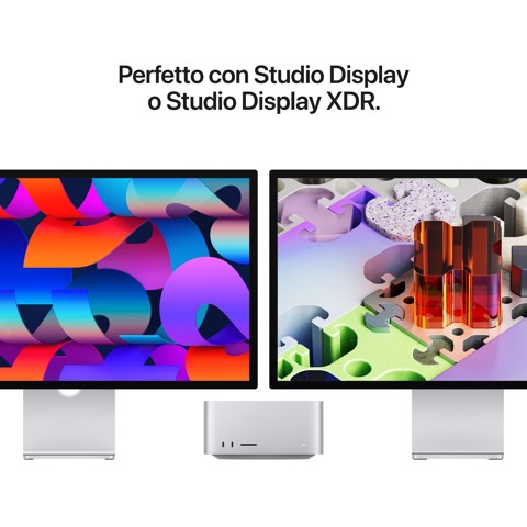 Apple Mac Studio : Chip M5 Max con cpu 18 core e gpu 32 core, 512GB SSD