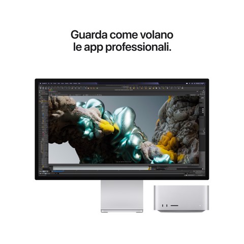 Apple Mac Studio : Chip M5 Max con cpu 18 core e gpu 32 core, 512GB SSD