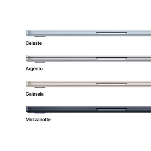 Apple MacBook Air 13" M5 chip 10‑core CPU 10‑core GPU, 16GB, 1TB SSD - Galassia