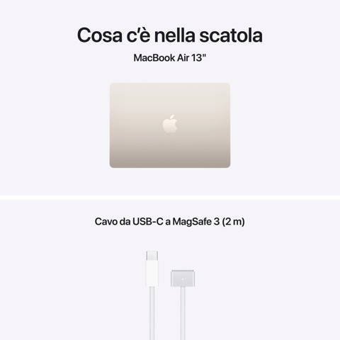 Apple MacBook Air 13" M5 chip 10‑core CPU 10‑core GPU, 16GB, 1TB SSD - Galassia