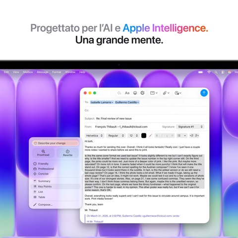 Apple MacBook Neo 13"A18 Pro chip 6‑core CPU 5‑core GPU 8GB 256GB SSD - Argento