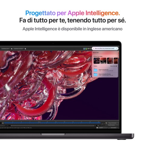 Apple MacBook Pro 16": Chip M4 Pro con cpu 14 core e gpu 20 core, 512GB SSD - Argento