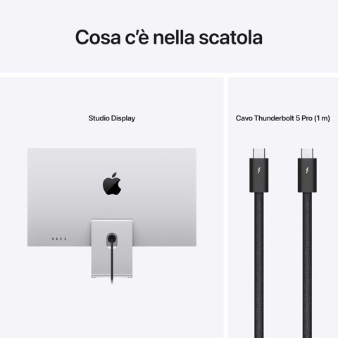 Apple Studio Display - Vetro nanotexture - Adattatore di montaggio VESA (Sostegno non incluso)