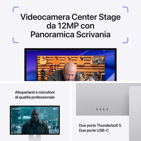 Apple Studio Display XDR - Vetro nanotexture - Adattatore di montaggio VESA (Sostegno non incluso)