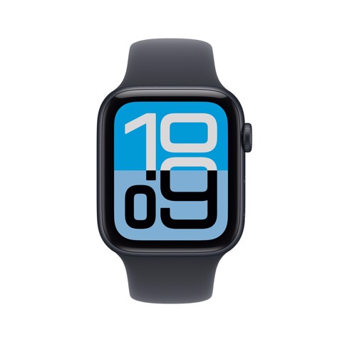 Apple Watch SE (3nd generation) OLED 44 mm Digitale 368 x 448 Pixel Touch screen Nero Wi-Fi GPS (satellitare)