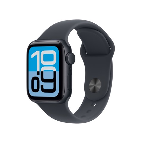 Apple Watch SE (3nd generation) SE 3 GPS 40mm Cassa Alluminio Mezzanotte con Sport Band Mezzanotte - S/M