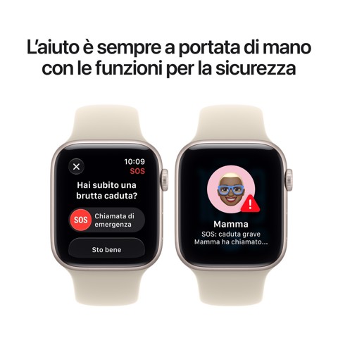 Apple Watch SE (3nd generation) SE 3 GPS + Cellular, Cassa 44 mm in alluminio mezzanotte con Cinturino Sport blu marino - M/L
