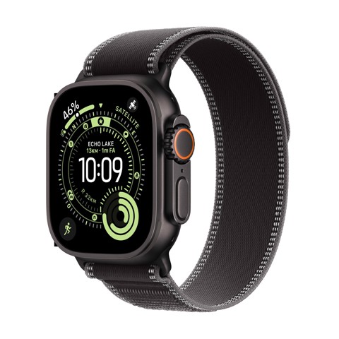 Apple Watch Ultra 3 GPS + Cellular 49mm Cassa Titanio Nero con Alpine Loop Terra Cotta - S/M