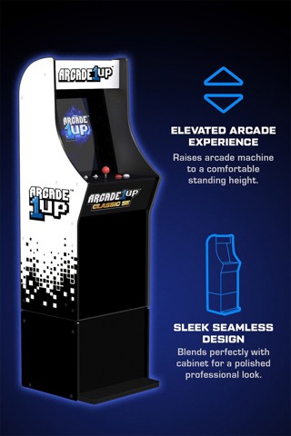 Arcade1Up GEN-R-406000 Accessorio per cabinato da sala giochi Stand Nero Legno new Arcade1Up Pac-Man Classic SE, Ms. Pac-Man Classic SE, and Mortal Kombat Classic SE ONLY