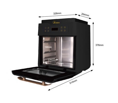 Ardes ELDORADA XXL – FRIGGITRICE AD ARIA / FORNO 12L AR1K3000