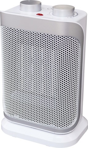 Argoclima Boogie Interno Argento, Bianco 1500 W Riscaldatore ambiente elettrico con ventilatore
