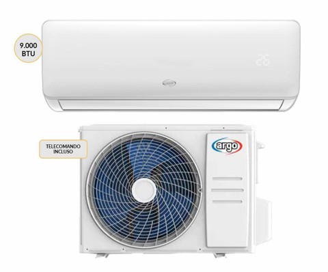 Argoclima Condizionatore MONO split 9000 btu Wi-Fi CLIMADESIGN09UE + CLIMADESIGN09UI Climatizzatore Fisso