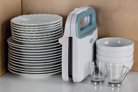 Ariete 1971 Tostiera Breakfast, Piastra elettrica per toast, sandwich e panini, 750W, Piastre fisse grill, Rivestimento antiaderente, Posizione e riponimento verticale, White & Aegean Teal