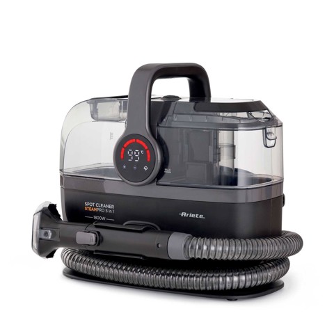 Ariete 2484 Spot Cleaner Steam PRO 5in1, Lavatappeti e pulitore a vapore, Elimina macchie da interni Auto, Divani, Moquette, Materassi, tappeti, 1800W, 3 modalità di pulizia, Elevata potenza aspirante, Pet care, 2 serbatoi