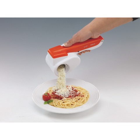 Ariete 440 Gratì - Grattugia elettrica senza filo - batteria ricaricabile - rullo in Acciaio Inox - Arancione