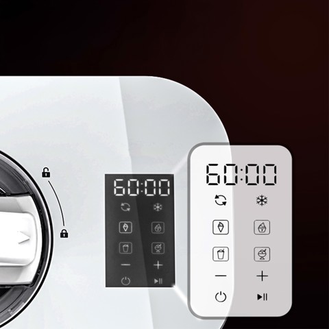 Ariete 644 Gran Gelato 4in1, Gelatiera con compressore, Gelato, Yogurt, Sorbetto e Granita, 30-60 minuti, Funzione mantenimento del freddo