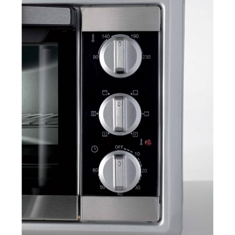 Ariete 985 Forno Elettrico Ventilato 30 litri - Bon Cuisine 300 - Doppio vetro - Temperatura max 230° - 1500 Watt - 6 posizioni cottura - Timer 60’