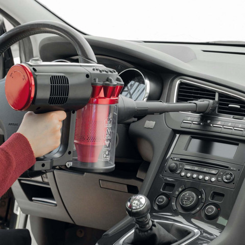 Ariete Handy Force Rbt Senza sacchetto Nero, Rosso