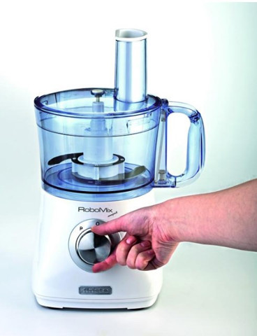 Ariete RoboMix Compact robot da cucina 500 W 1.2, 2 Argento, Traslucido, Bianco