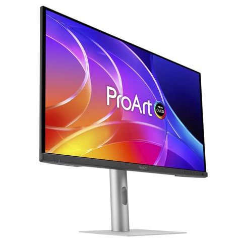 ASUS ProArt OLED PA279CDV Monitor PC 67,3 cm (26.5") 3840 x 2160 Pixel 4K Ultra HD QD-OLED Nero, Argento