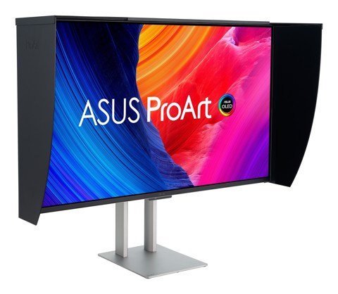 ASUS ProArt OLED PA32UCDMR-K Monitor PC 80 cm (31.5") 3840 x 2160 Pixel 4K Ultra HD QD-OLED Nero, Argento