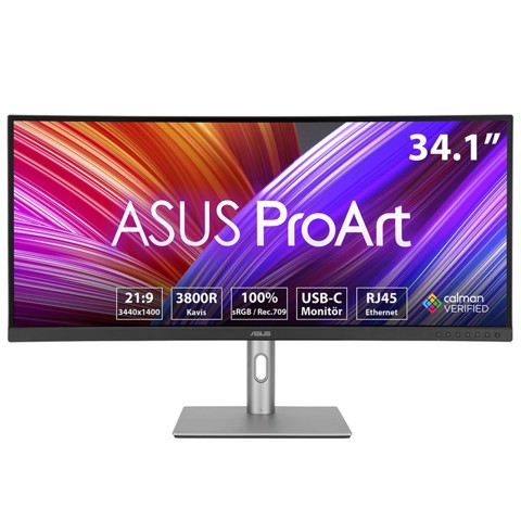 ASUS ProArt PA34VCNV Monitor PC 86,6 cm (34.1") 3440 x 1440 Pixel UltraWide Quad HD LCD Nero