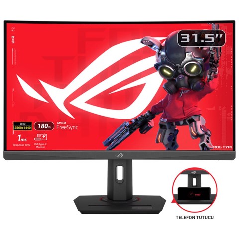ASUS ROG Strix XG32WCS Monitor PC 80 cm (31.5") 2560 x 1440 Pixel Quad HD LED Nero