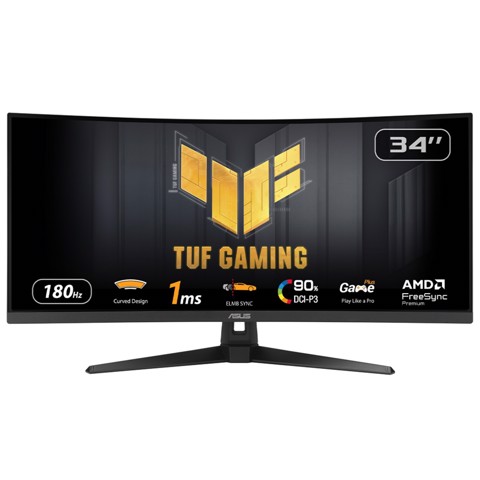 ASUS TUF Gaming VG34VQ3B Monitor PC 86,4 cm (34") 3440 x 1440 Pixel UltraWide Quad HD LED Nero