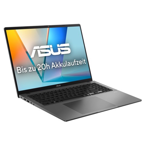 ASUS Vivobook S16 S3607VA-RP002W Intel® Core™ i7 i7-13620H Computer portatile 40,6 cm (16") WUXGA 16 GB DDR5-SDRAM 1 TB SSD Wi-Fi 6 (802.11ax) Windows 11 Home Grigio QWERTZ Tedesco
