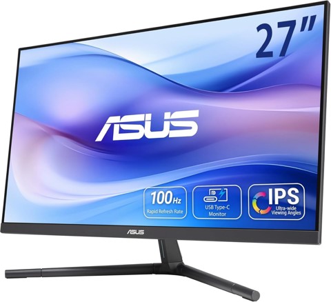 ASUS VU279CFE-B Monitor PC 68,6 cm (27") 1920 x 1080 Pixel Full HD LCD Blu