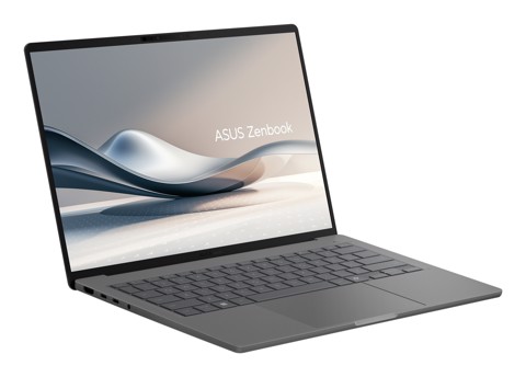 ASUS Zenbook A14 UX3407QA-QD213W Copilot+ PC Snapdragon X1-26-100 Computer portatile 35,6 cm (14") WUXGA 16 GB LPDDR5x-SDRAM 512 GB SSD Wi-Fi 6E (802.11ax) Windows 11 Home Grigio
