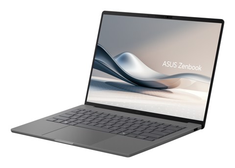 ASUS Zenbook A14 UX3407QA-QD213W Copilot+ PC Snapdragon X1-26-100 Computer portatile 35,6 cm (14") WUXGA 16 GB LPDDR5x-SDRAM 512 GB SSD Wi-Fi 6E (802.11ax) Windows 11 Home Grigio
