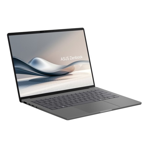 ASUS Zenbook A14 UX3407QA-QD213W Qualcomm Snapdragon X1-26-100 Computer portatile 35,6 cm (14") WUXGA 16 GB LPDDR5x-SDRAM 512 GB SSD Wi-Fi 6E (802.11ax) Windows 11 Home Grigio