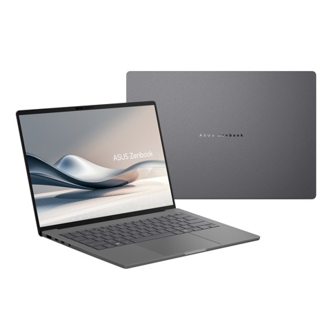 ASUS Zenbook A14 UX3407QA-QD213W Qualcomm Snapdragon X1-26-100 Computer portatile 35,6 cm (14") WUXGA 16 GB LPDDR5x-SDRAM 512 GB SSD Wi-Fi 6E (802.11ax) Windows 11 Home Grigio