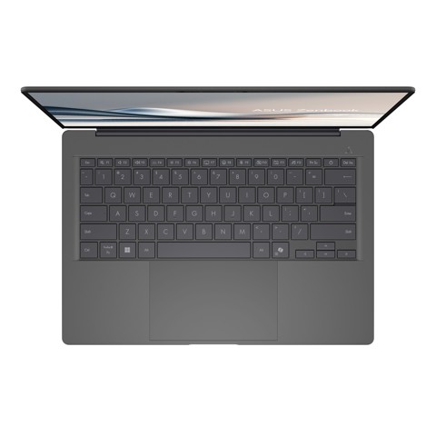 ASUS Zenbook A14 UX3407QA-QD213W Qualcomm Snapdragon X1-26-100 Computer portatile 35,6 cm (14") WUXGA 16 GB LPDDR5x-SDRAM 512 GB SSD Wi-Fi 6E (802.11ax) Windows 11 Home Grigio