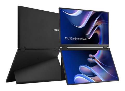 ASUS ZenScreen Duo MB14FCD Monitor portatile Nero 35,6 cm (14") LCD 1920 x 1200 Pixel