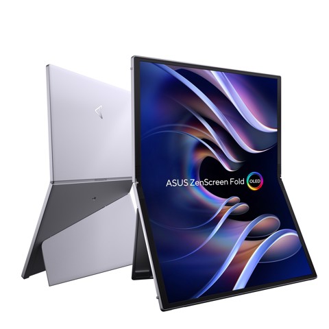 ASUS ZenScreen Fold OLED MQ17QH Monitor PC 43,9 cm (17.3") 2560 x 1920 Pixel Quad HD Argento