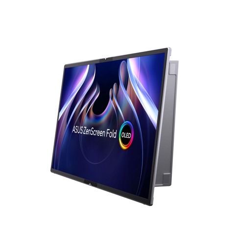 ASUS ZenScreen Fold OLED MQ17QH Monitor PC 43,9 cm (17.3") 2560 x 1920 Pixel Quad HD Argento