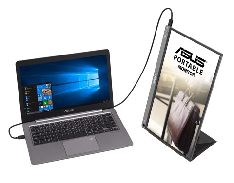 ASUS ZenScreen MB16ACE Monitor PC 39,6 cm (15.6") 1920 x 1080 Pixel Full HD LED Grigio