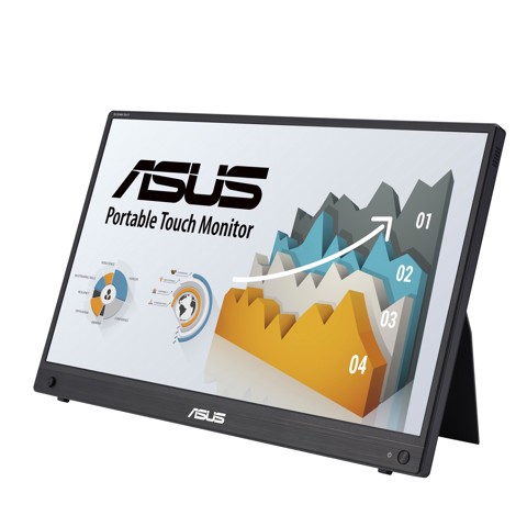 ASUS ZenScreen MB16AHT Monitor PC 39,6 cm (15.6") 1920 x 1080 Pixel Full HD Touch screen Nero