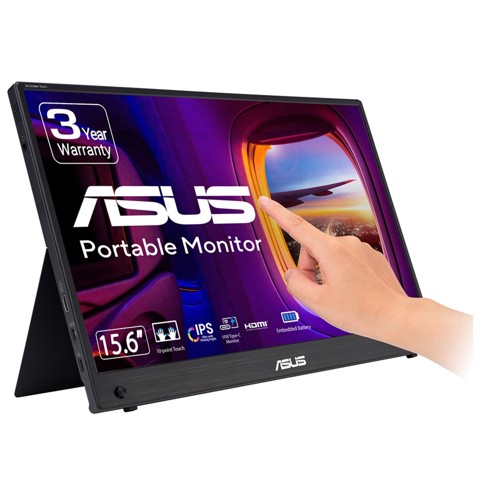 ASUS ZenScreen MB16AMTR Monitor PC 39,6 cm (15.6") 1920 x 1080 Pixel Full HD LCD Touch screen Nero