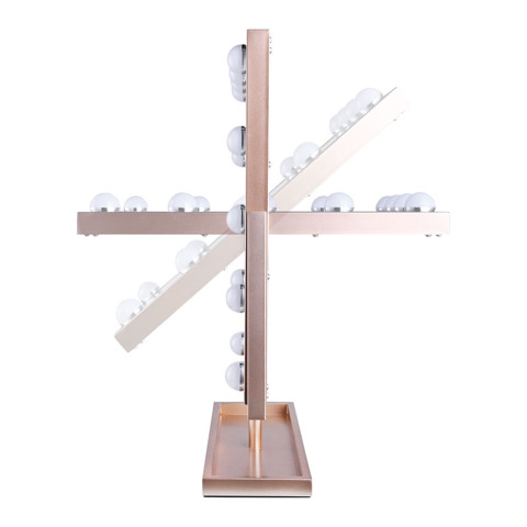 Beauty Touch XDGF2055 specchietto per trucco Libera installazione Rettangolare Rose Gold