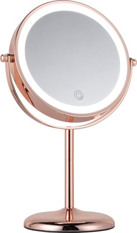 Beauty Touch XDGF736 specchietto per trucco Libera installazione Rotondo Rose Gold